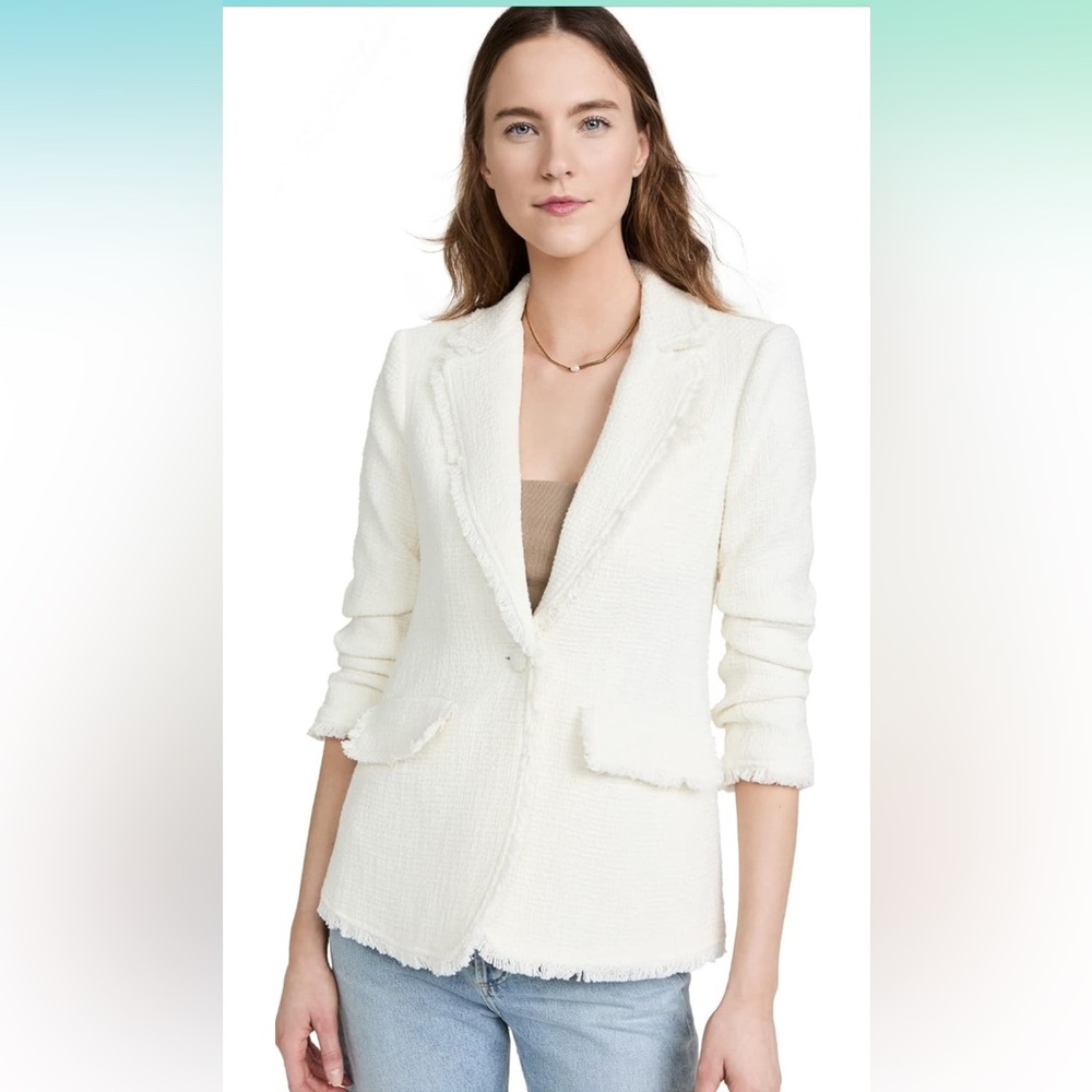 Cinq à Sept Khloe White Blazer Size 0